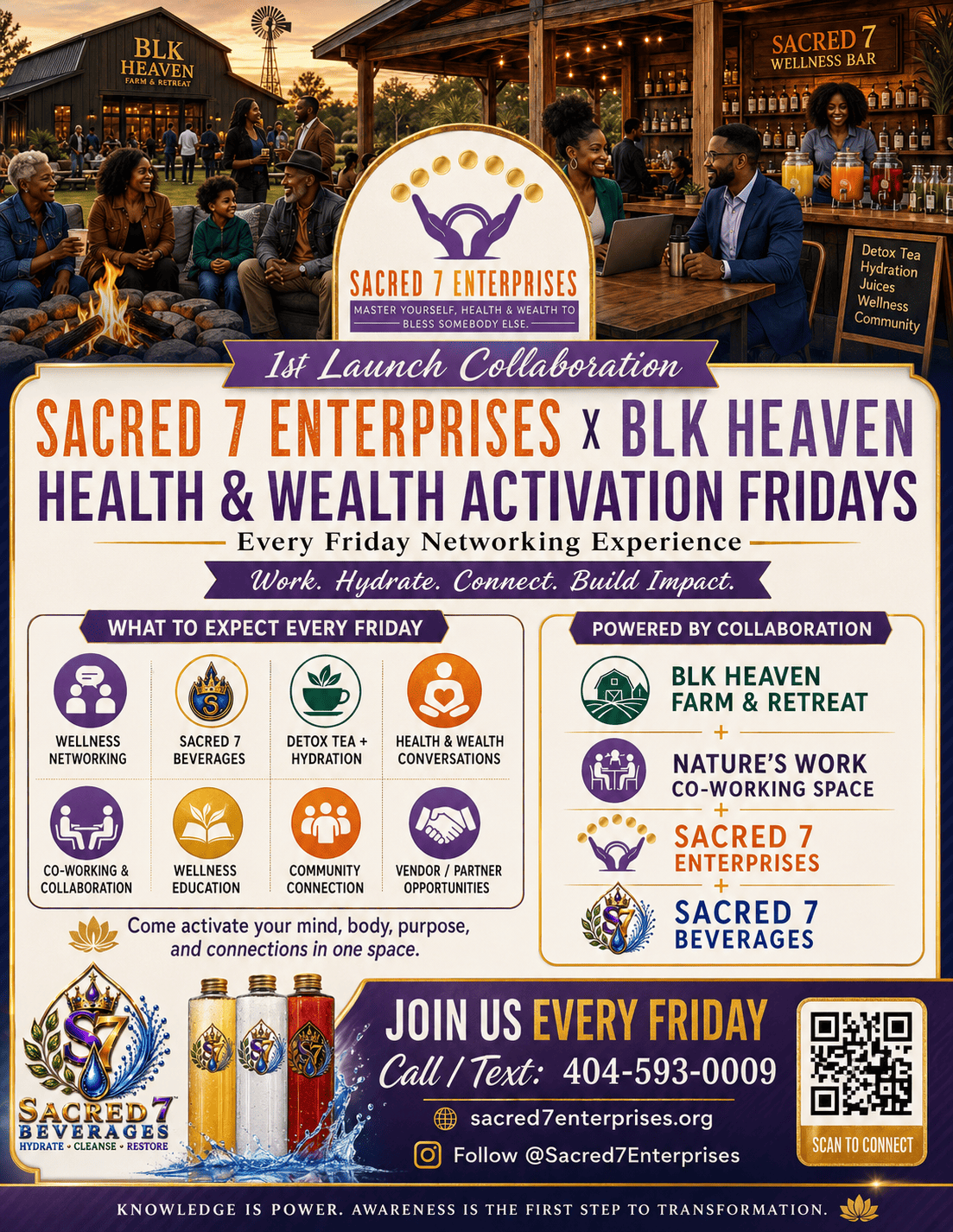 Health & Wealth Activation Fridays flyer