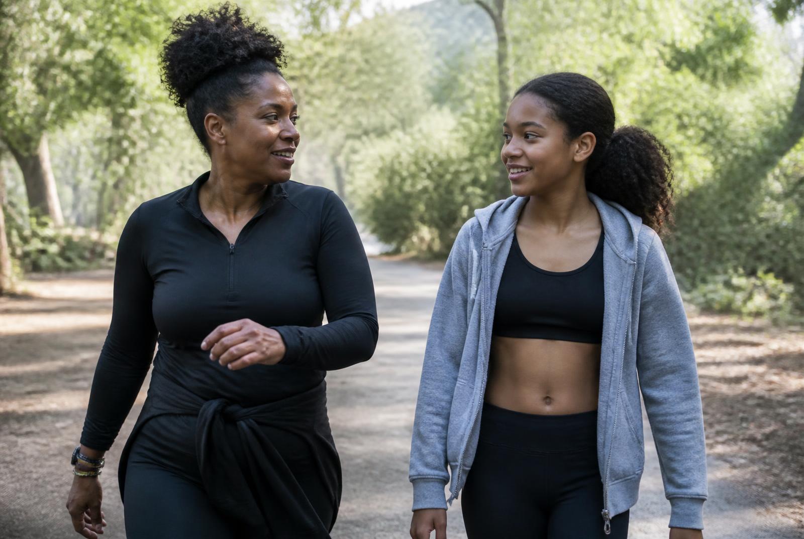 A community bootcamp fitness class exercising outdoors at golden hour